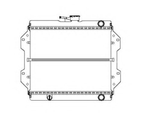 NRF 504343 Radiator, engine cooling